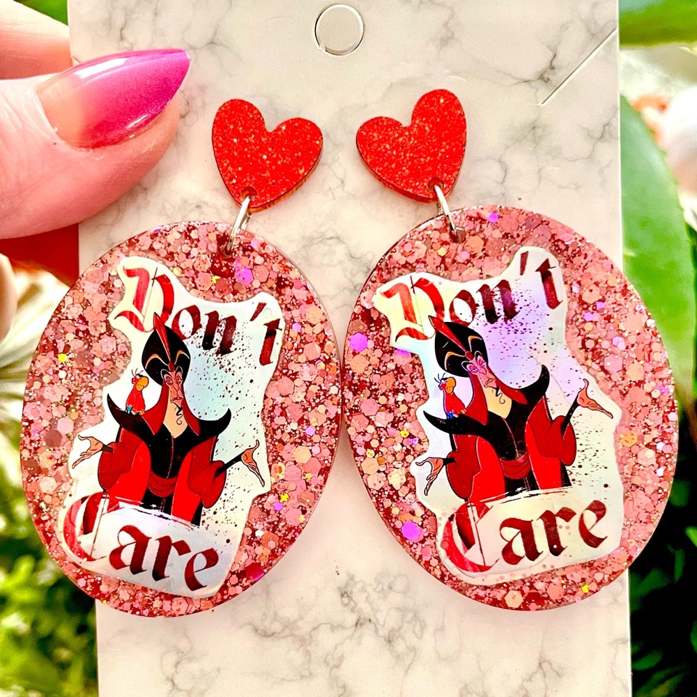 Jafar Acrylic Dangle Earrings